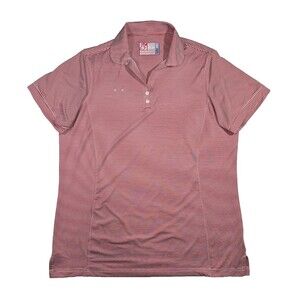 Chick Fil A Hydro Chill Polo Shirt XL Employee Striped Red White